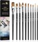 Watercolor Brushes Professional Set, 10 Artist Brushes Watercolor Paint Brushes